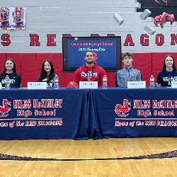 Five students sign national letters of intent