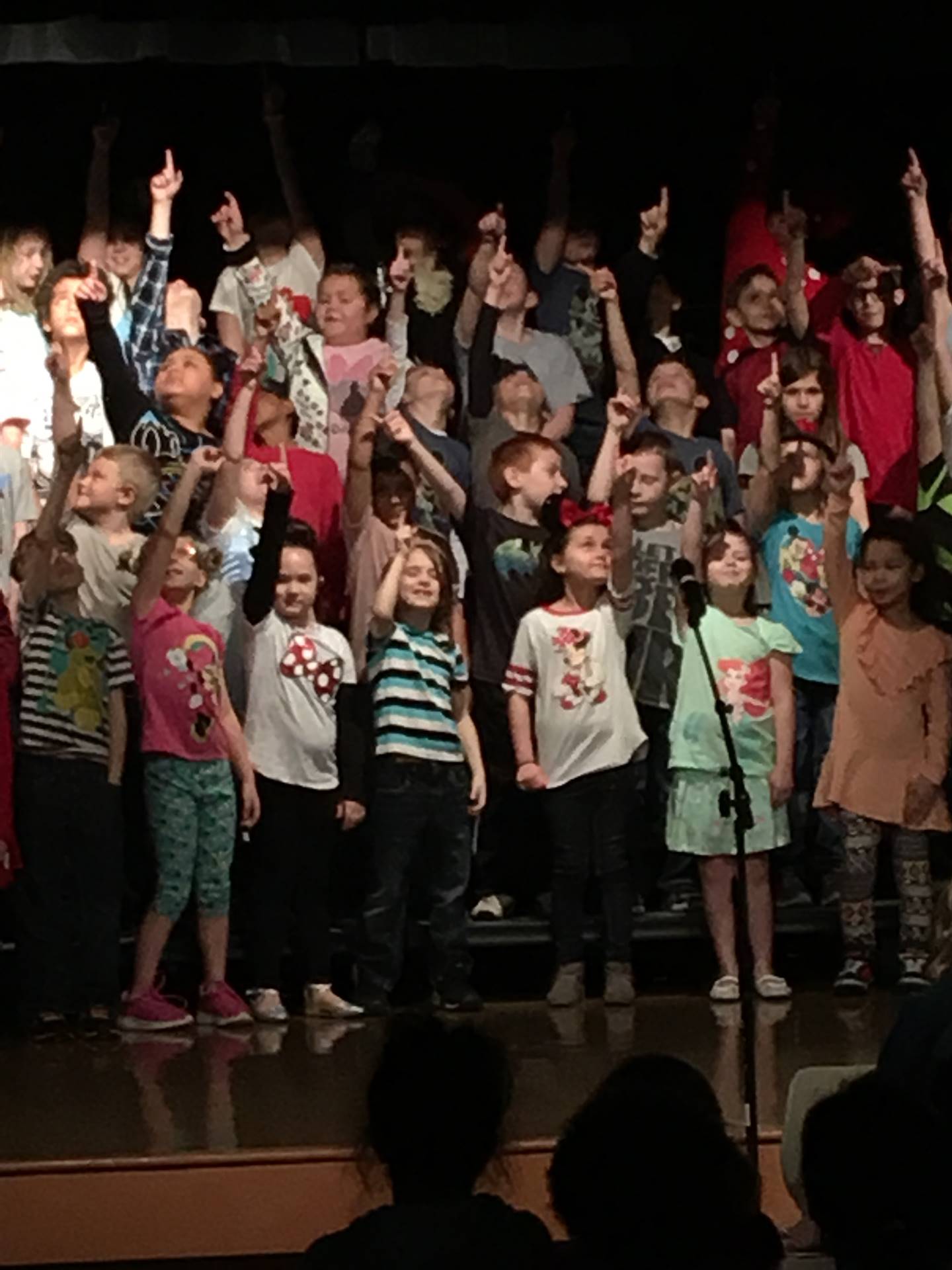 Second grade music program Spring 2018; Burns, Gilmartin, Dubaj, Elbon