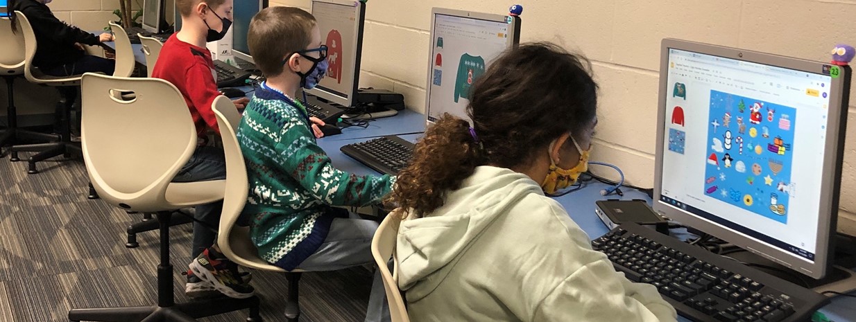 Students Use Computer Skills to Create Ugly Christmas Sweaters
