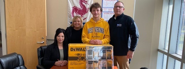 Student wins tool-set raffle from Skilled Trades Expo