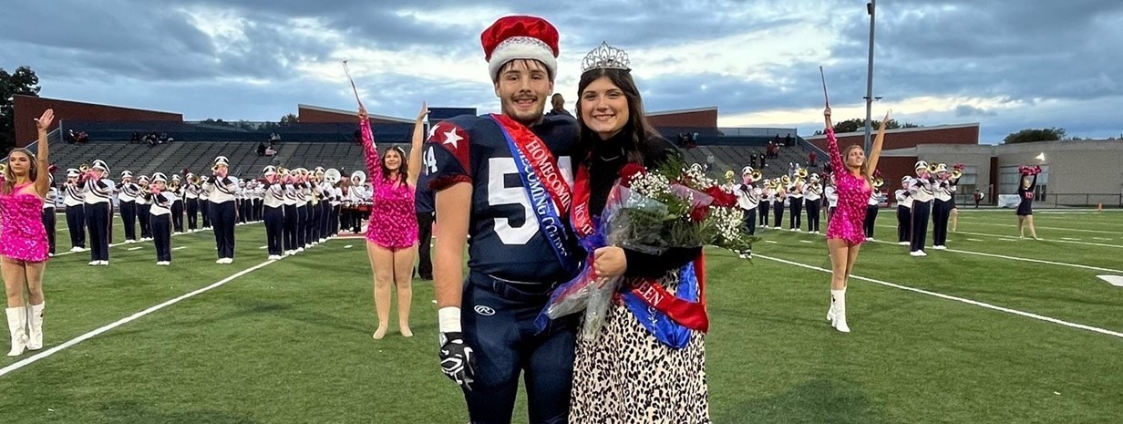 Congratulations 2022 Homecoming King & Queen Connor Morris and Mia Keeley!