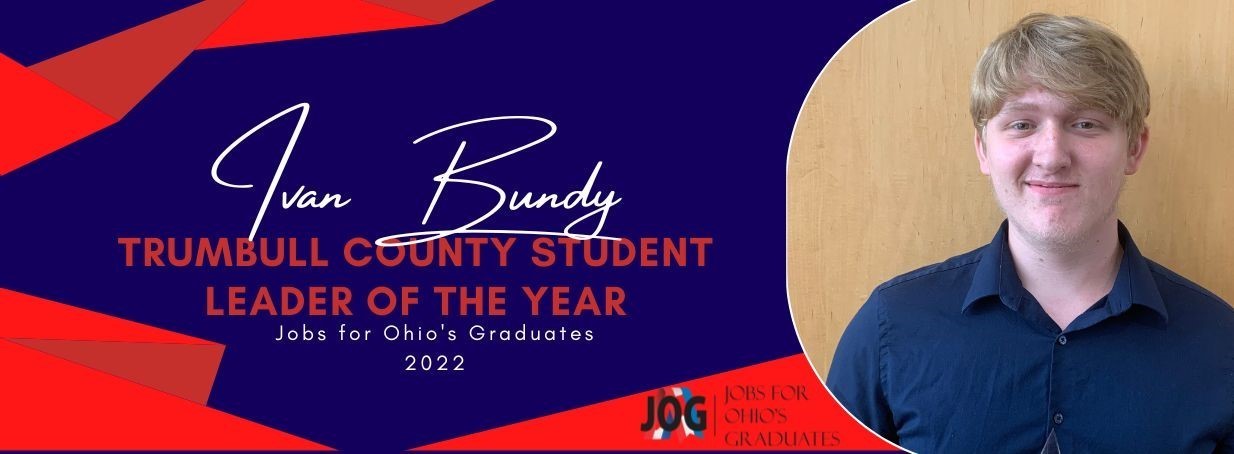 Ivan Bundy named Trumbull County Student Leader of the Year by Jobs for Ohio&#39;s Graduates