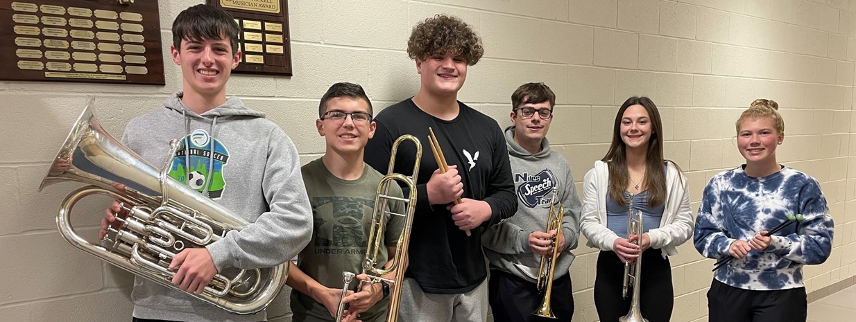 Students to Represent District at OMEA District V Honors Band Concert