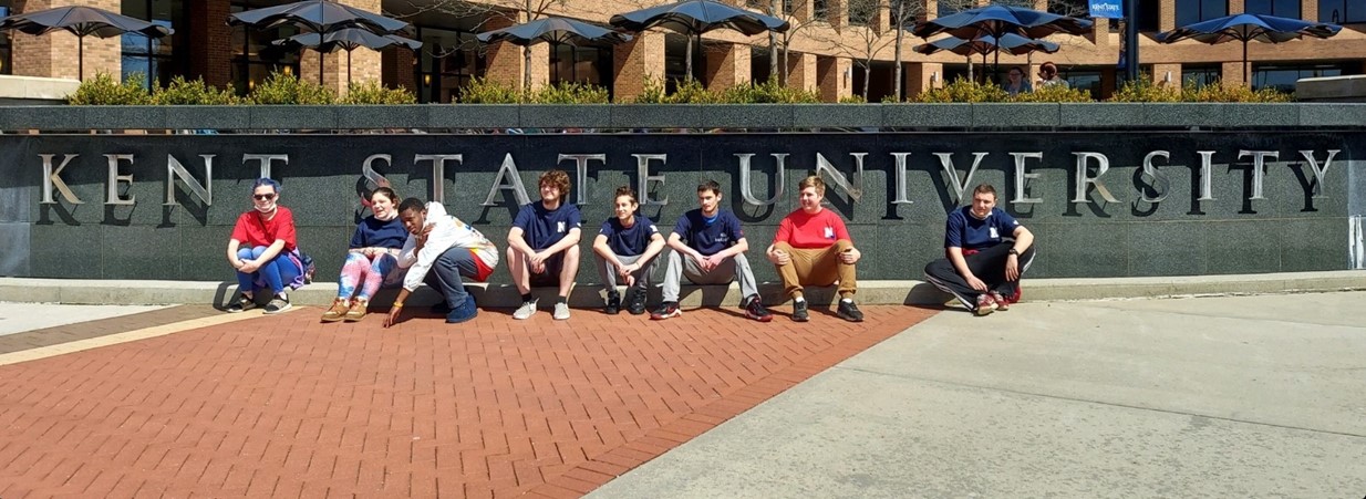 McKinley High Work Study Class visits Kent State University to learn more about college campus maintenance
