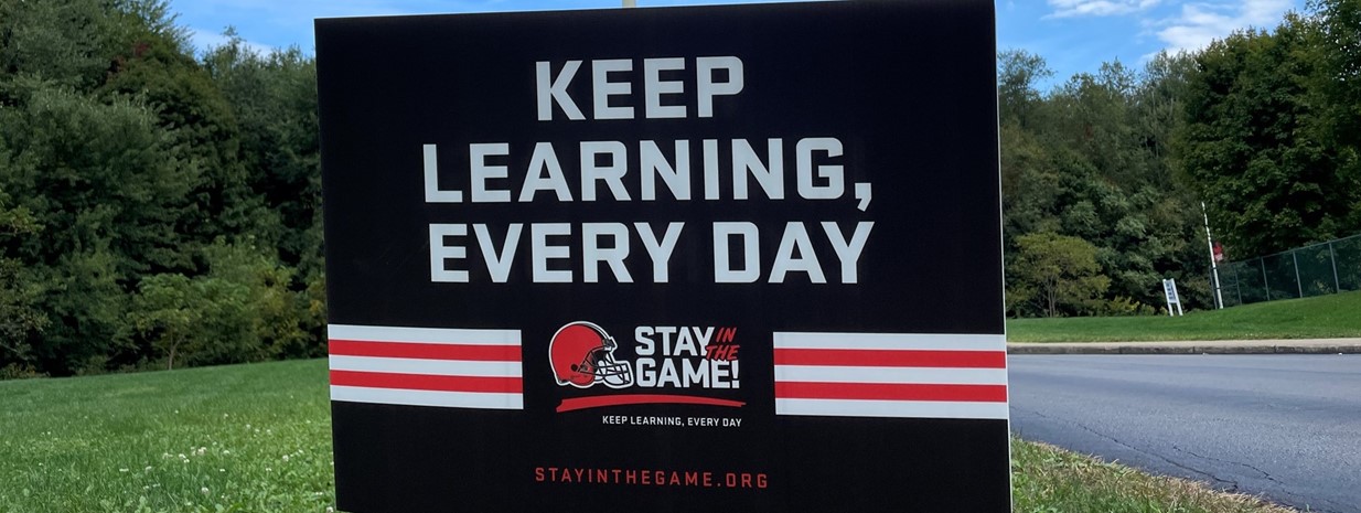 Excited to partner with the Cleveland Browns to increase student attendance