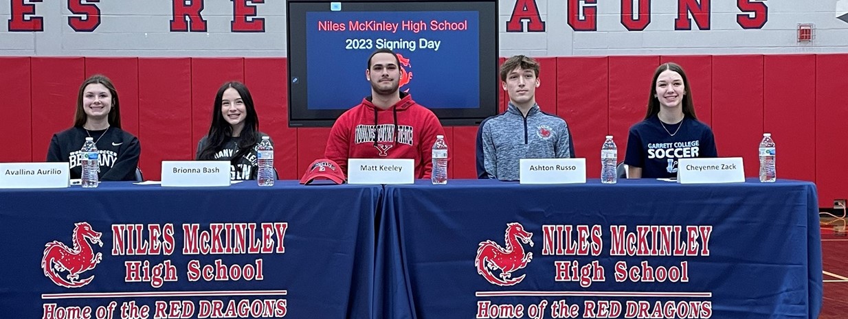 Five Seniors sign National Letters of Intent