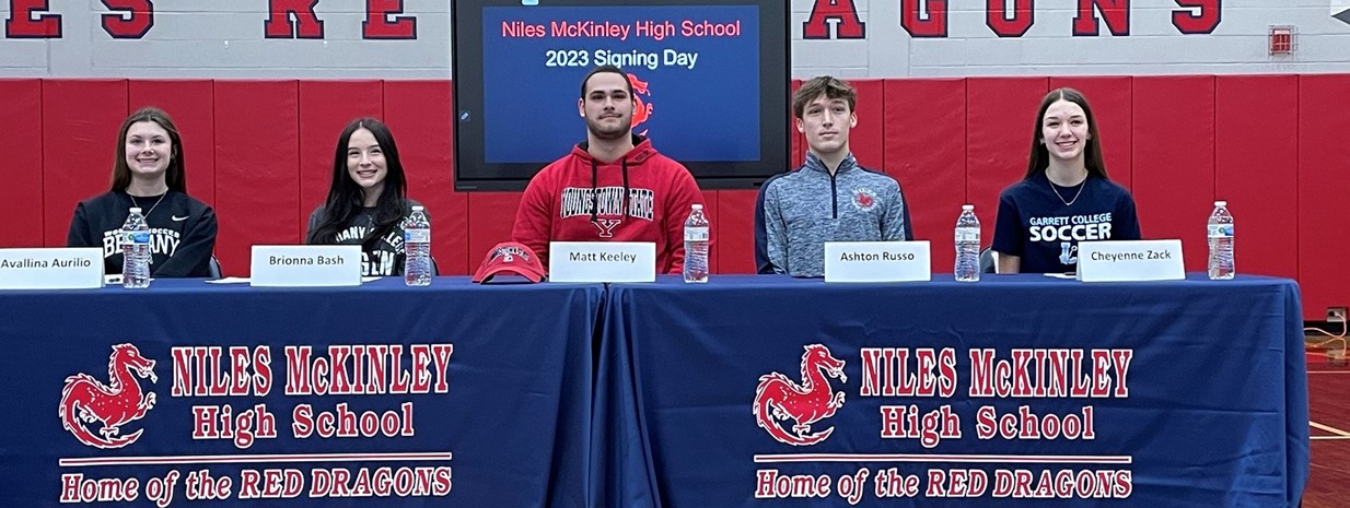 Five Seniors sign National Letters of Intent