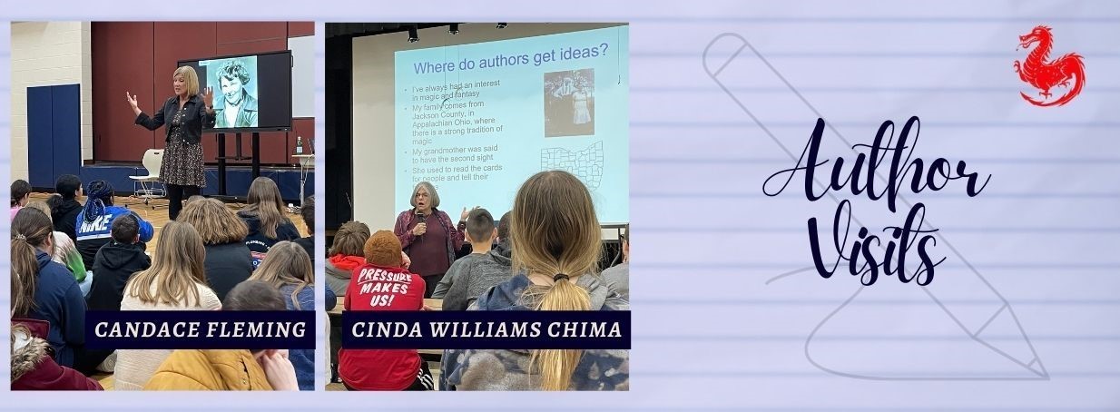 Authors Candace Fleming and Cinda Williams Chima visit Niles Schools