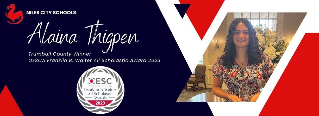 McKinley Senior Alaina Thigpen is Trumbull County Franklin B. Walter Award recipient