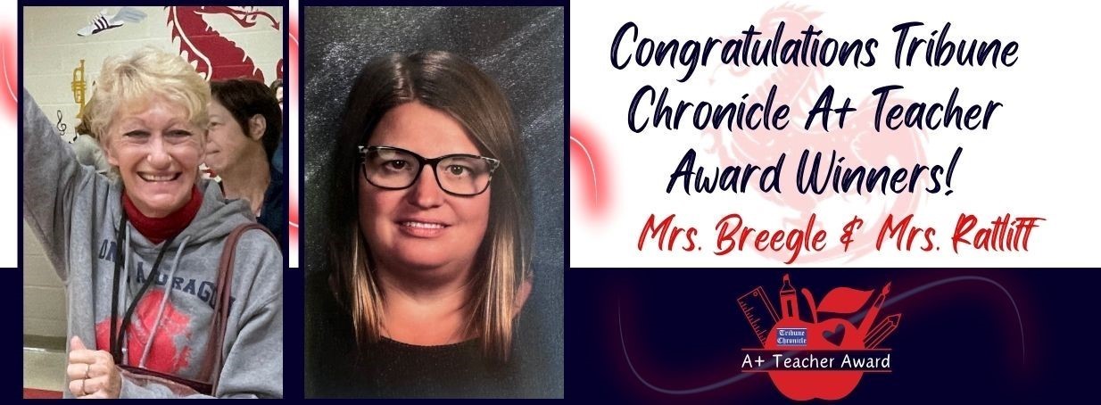 Tribune Chronicle A+ Teacher Award winners