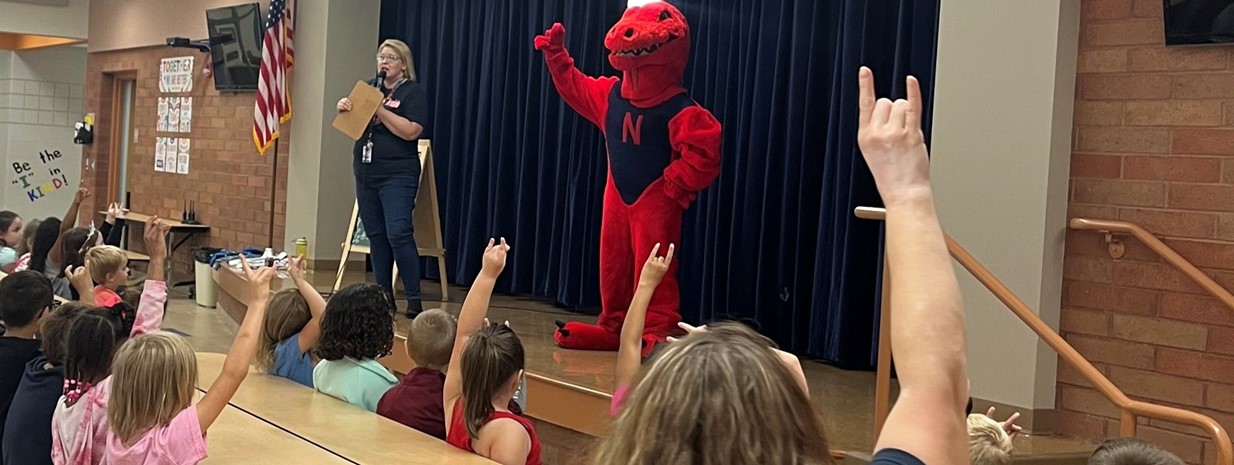 Red Dragon helps students learn positive behavior expectations!