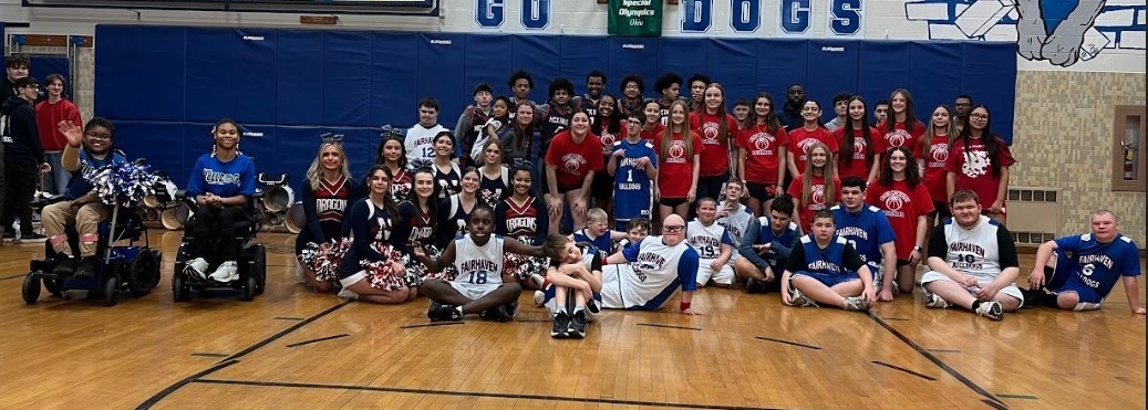 Basketball teams, the pep band, and cheer squad travel to Fairhaven for a friendly scrimmage!