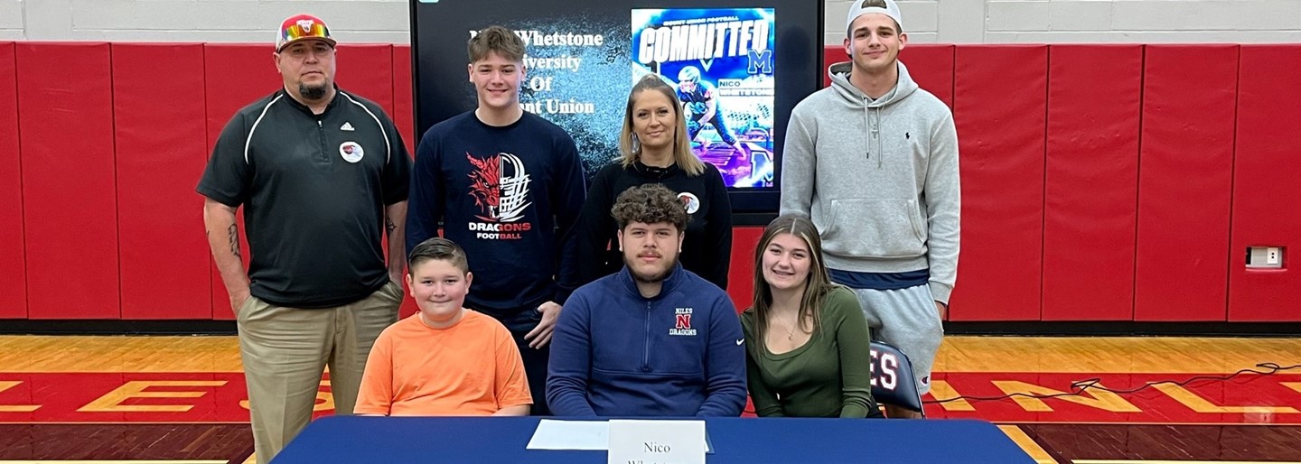 Nico Whetstone signs with Mount Union!