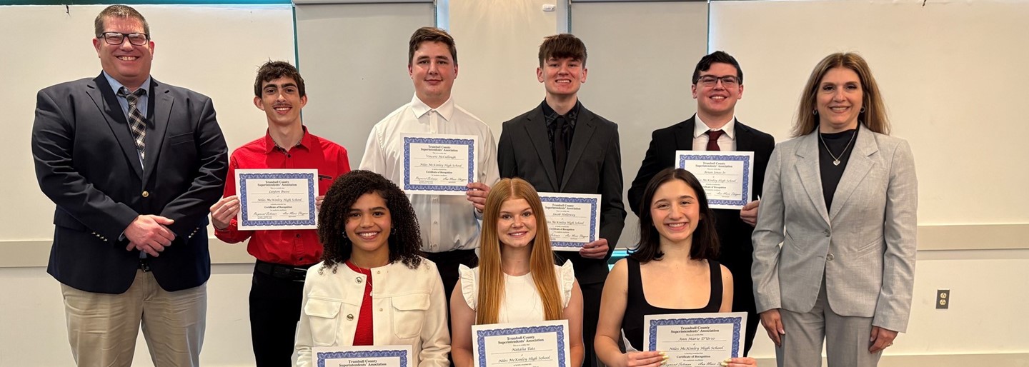 Students are recognized for their academic excellence at the TCESC Scholarship Breakfast!